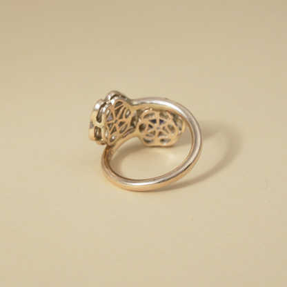 Tanzanite & Polki Diamonds' Gold ring